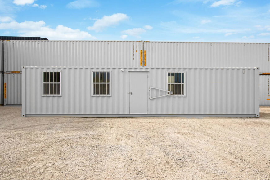 40' Mobile Office with Bathroom - Image 2