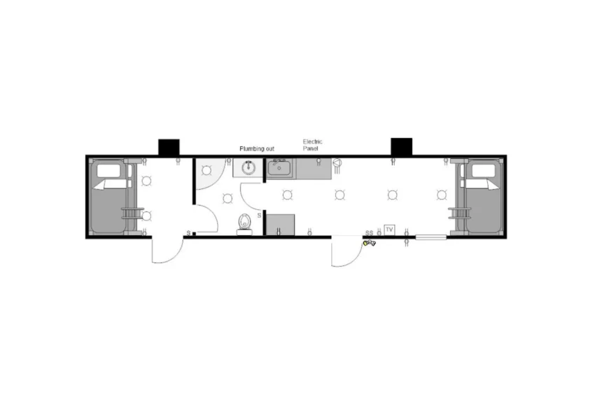 40' Bunkhouse Cabin - Image 13