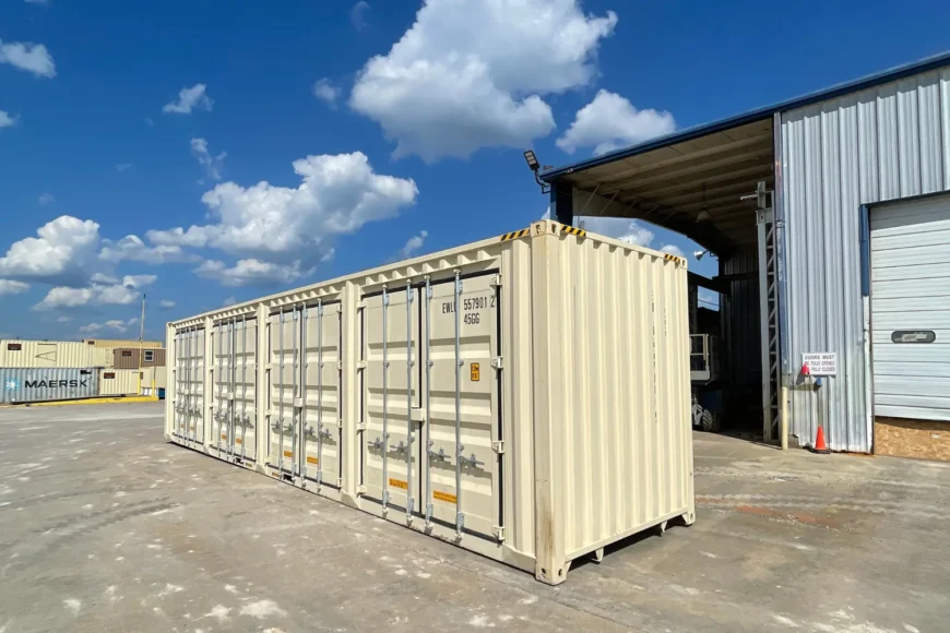 40' High Cube 1-Trip Side Open Shipping Container - Image 3